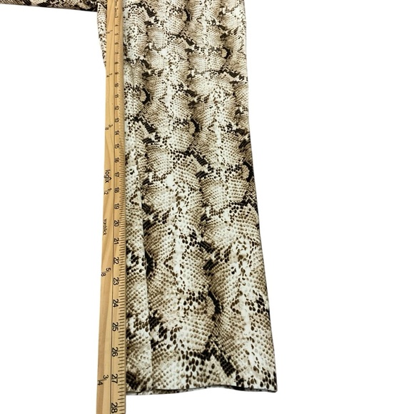 White House Black Market Snake Print Straight Leg Pants - Picture 7 of 8